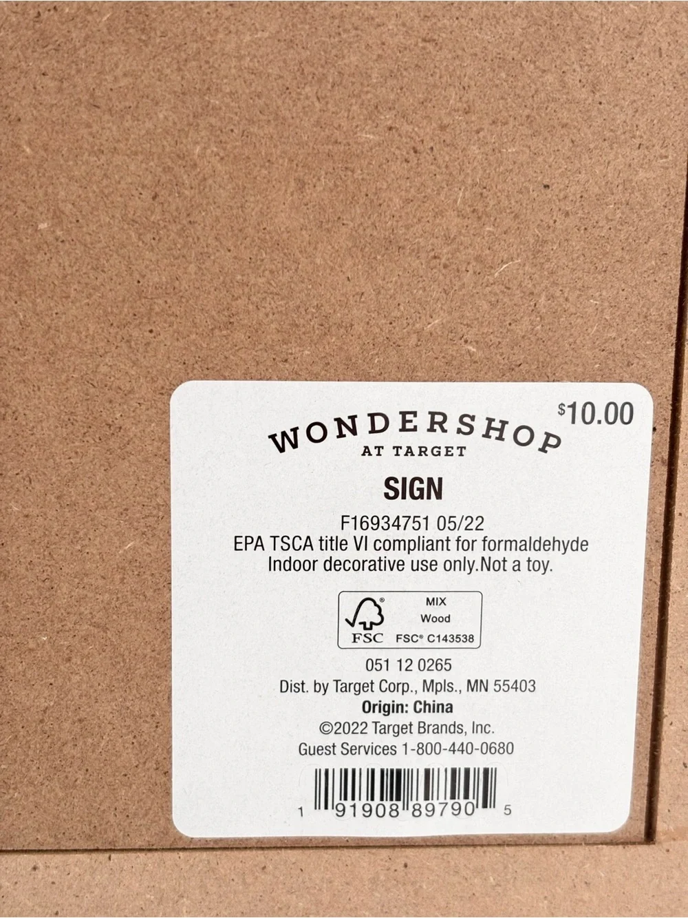 WONDERSHOP Blush Wreath Wall Art NWT